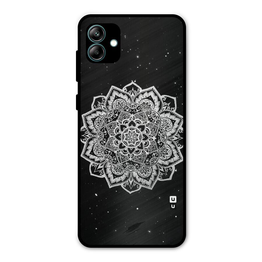 Beautiful Mandala Design Metal Back Case for Galaxy A04