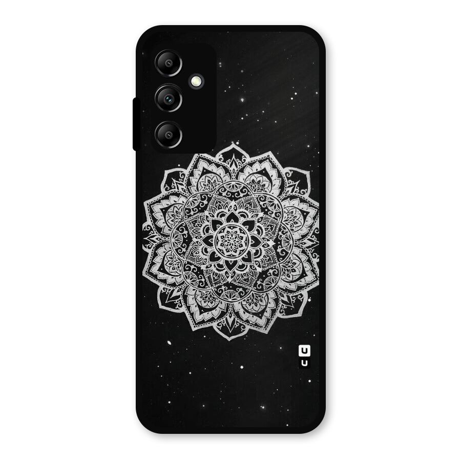 Beautiful Mandala Design Metal Back Case for Galaxy A14 5G