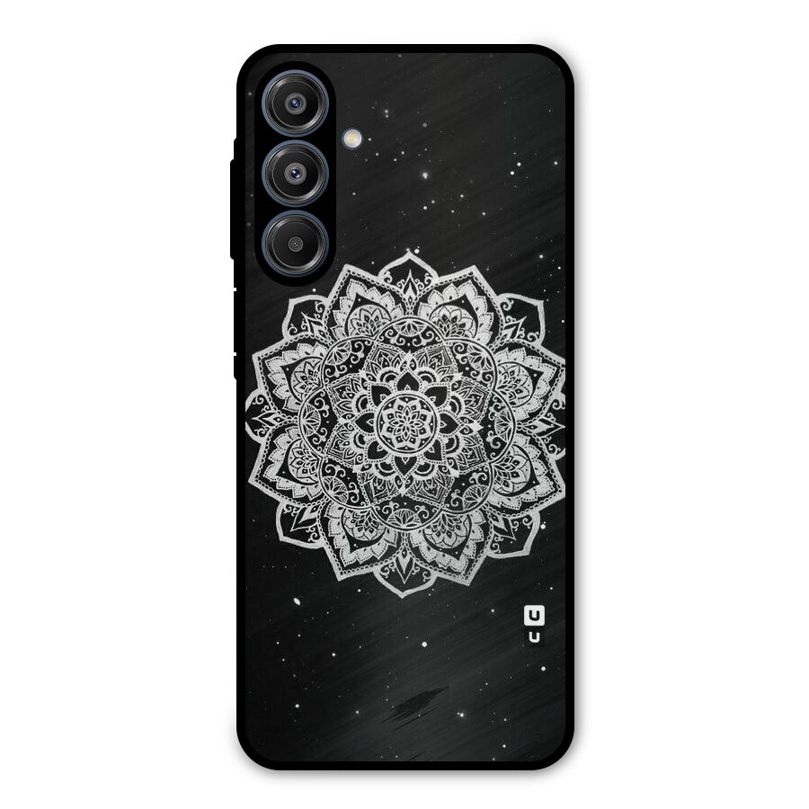 Beautiful Mandala Design Metal Back Case for Galaxy A16 5G