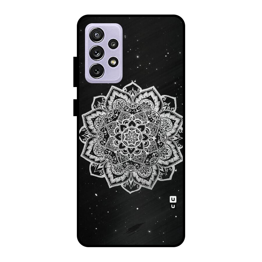 Beautiful Mandala Design Metal Back Case for Galaxy A72