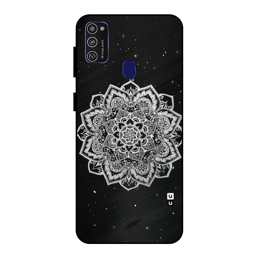 Beautiful Mandala Design Metal Back Case for Galaxy M30s