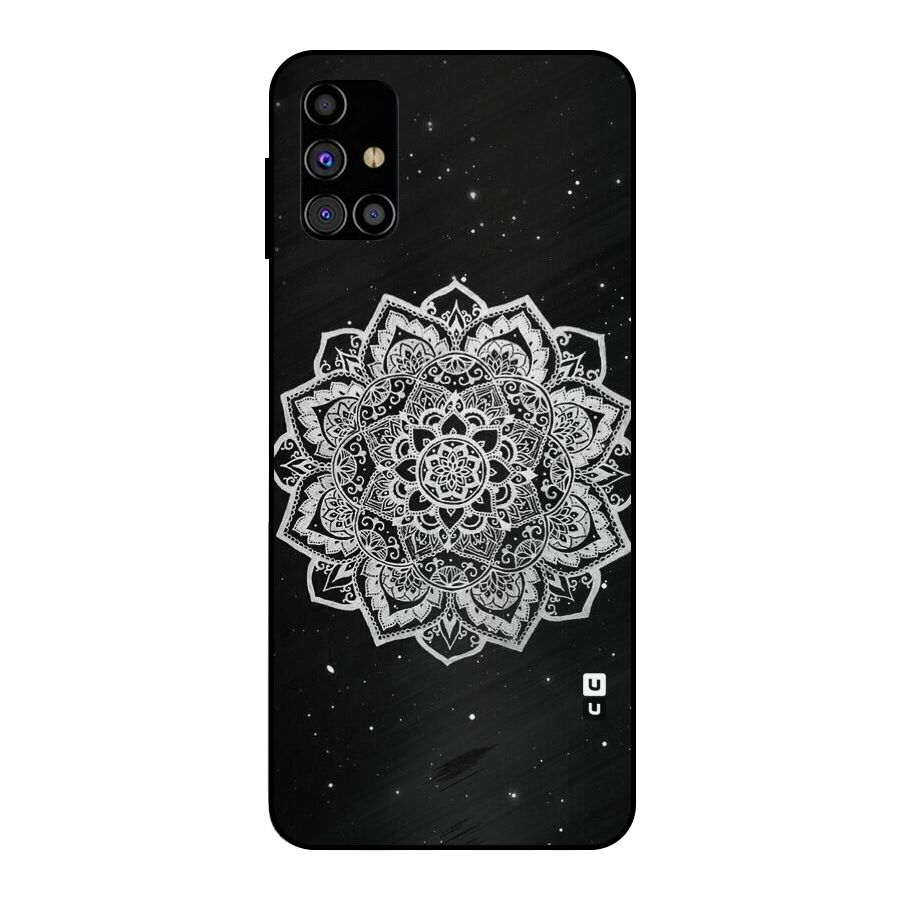 Beautiful Mandala Design Metal Back Case for Galaxy M31s