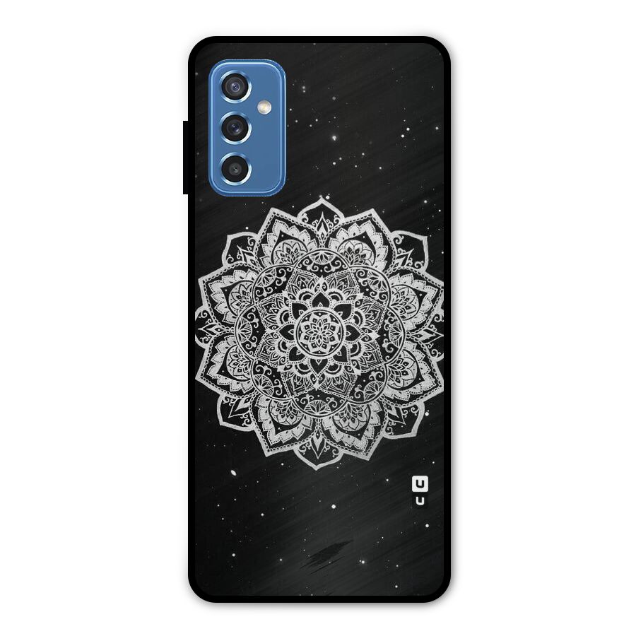 Beautiful Mandala Design Metal Back Case for Galaxy M52 5G