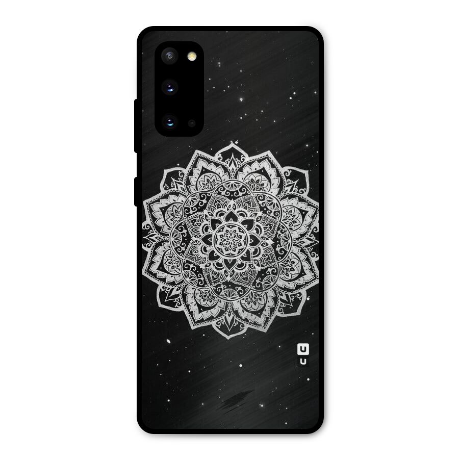Beautiful Mandala Design Metal Back Case for Galaxy S20