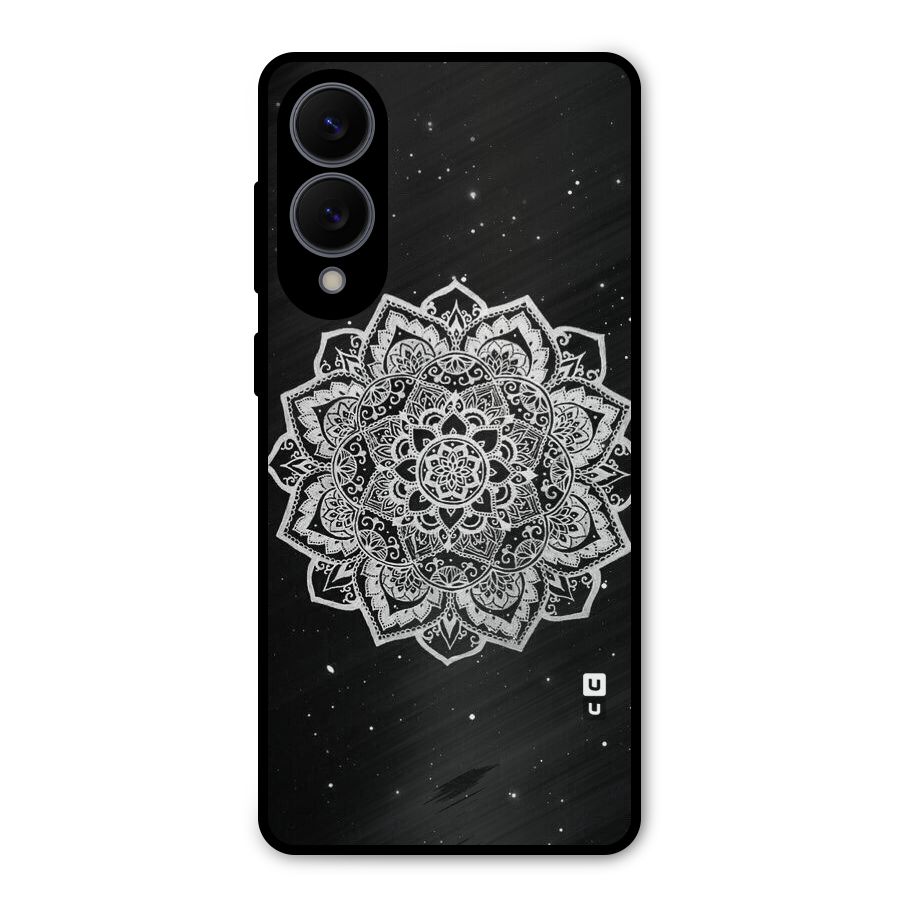 Beautiful Mandala Design Metal Back Case for Galaxy S25 Edge