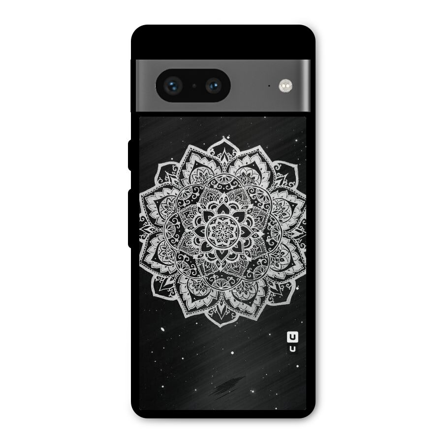 Beautiful Mandala Design Metal Back Case for Google Pixel 7