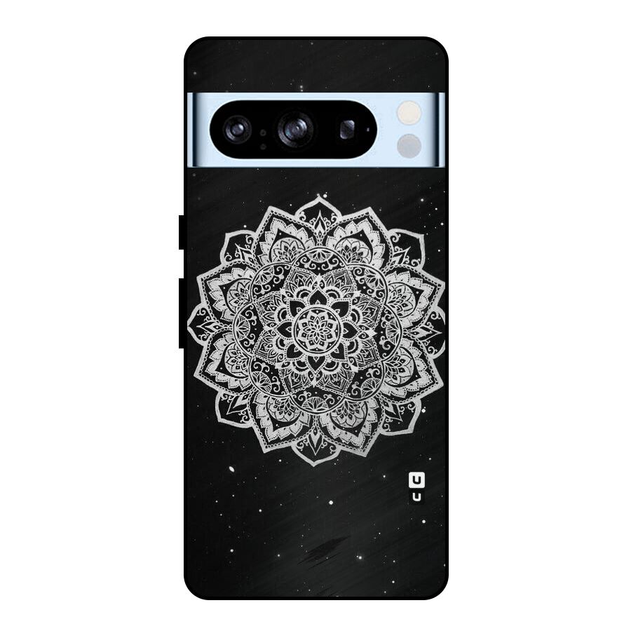Beautiful Mandala Design Metal Back Case for Google Pixel 8 Pro