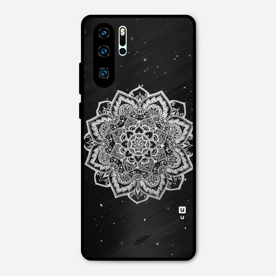 Beautiful Mandala Design Metal Back Case for Huawei P30 Pro