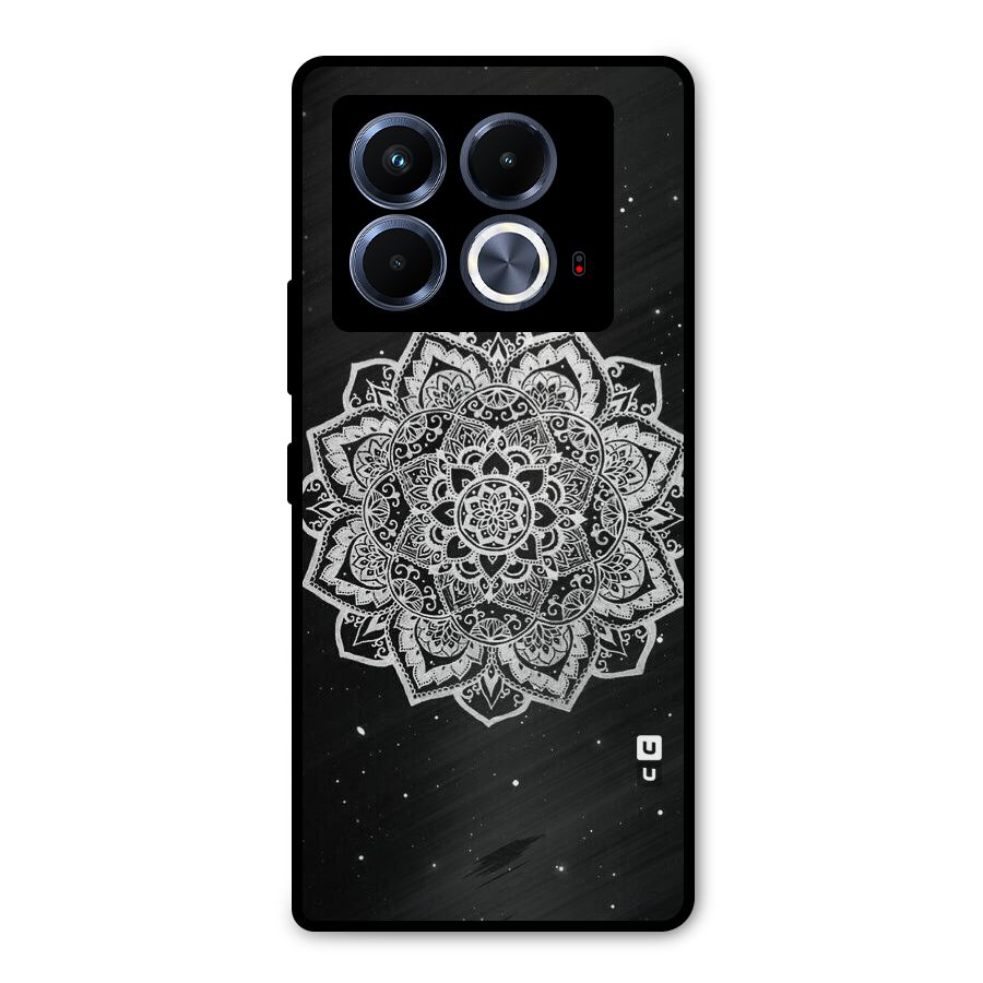 Beautiful Mandala Design Metal Back Case for Infinix Note 40 5G