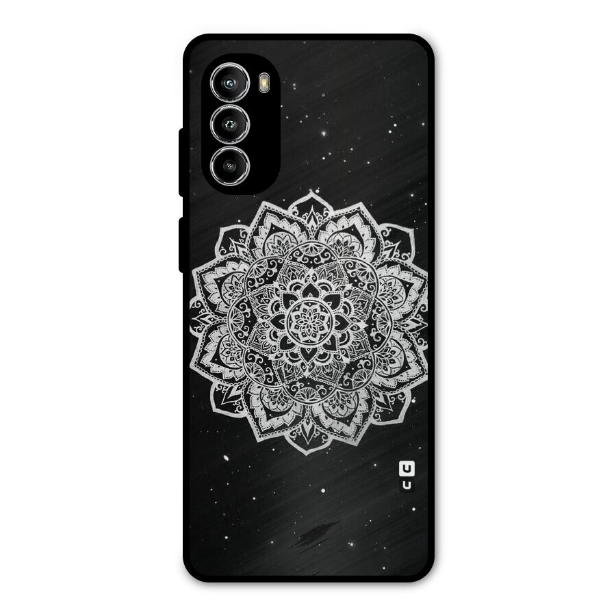 Beautiful Mandala Design Metal Back Case for Moto G82