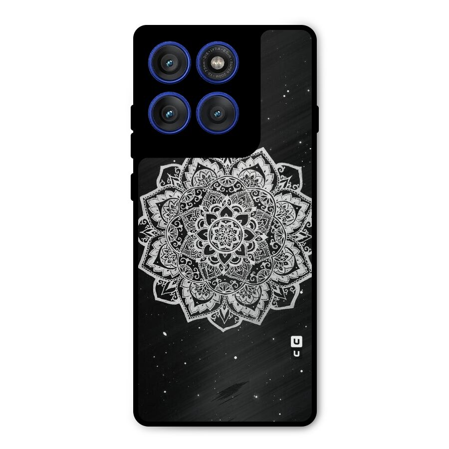 Beautiful Mandala Design Metal Back Case for Motorola Edge 60 Pro