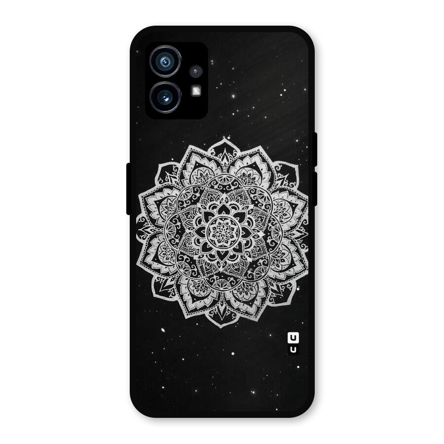 Beautiful Mandala Design Metal Back Case for Nothing Phone 1