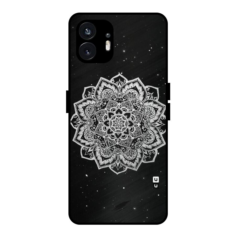 Beautiful Mandala Design Metal Back Case for Nothing Phone 2