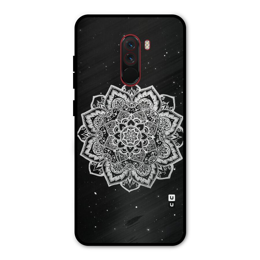 Beautiful Mandala Design Metal Back Case for Poco F1