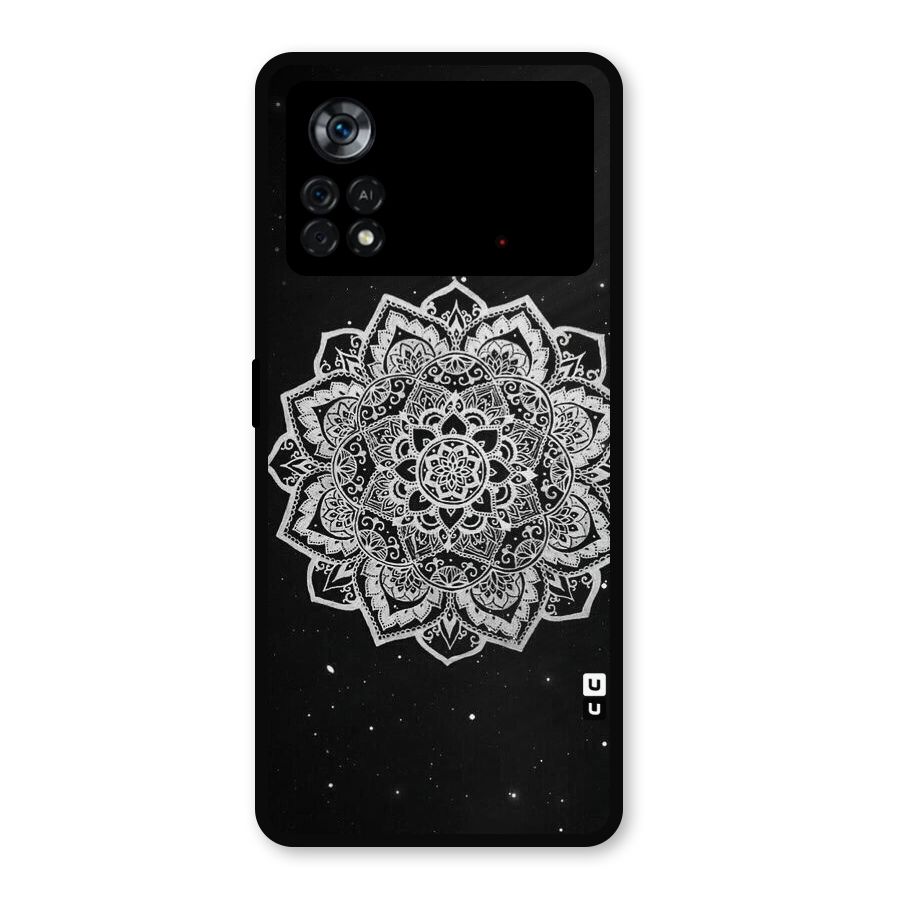Beautiful Mandala Design Metal Back Case for Poco X4 Pro 5G
