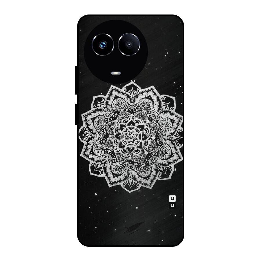 Beautiful Mandala Design Metal Back Case for Realme 11X