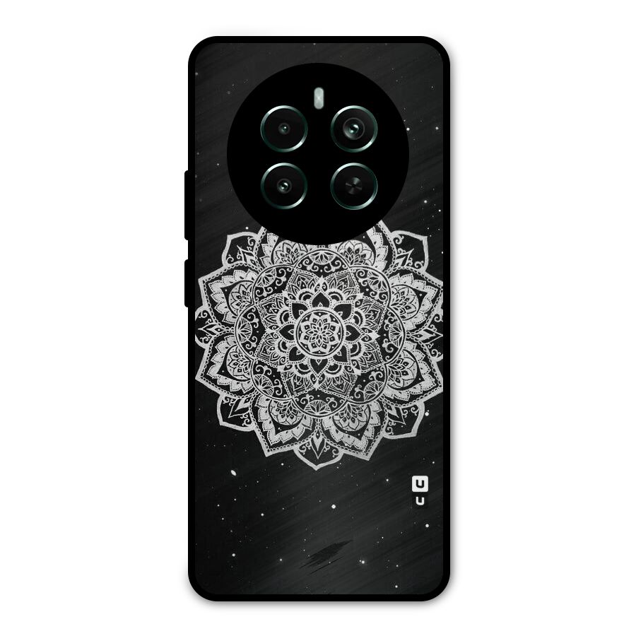Beautiful Mandala Design Metal Back Case for Realme 12 Pro Plus