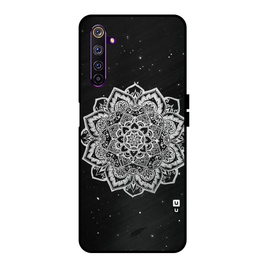 Beautiful Mandala Design Metal Back Case for Realme 6 Pro