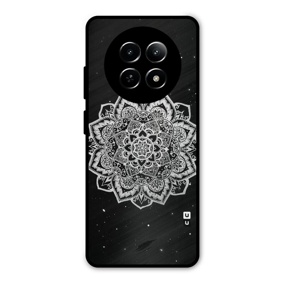 Beautiful Mandala Design Metal Back Case for Realme Narzo N65