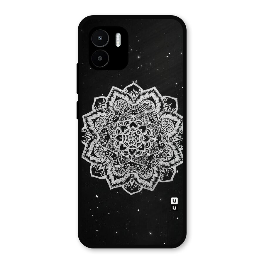 Beautiful Mandala Design Metal Back Case for Redmi A2