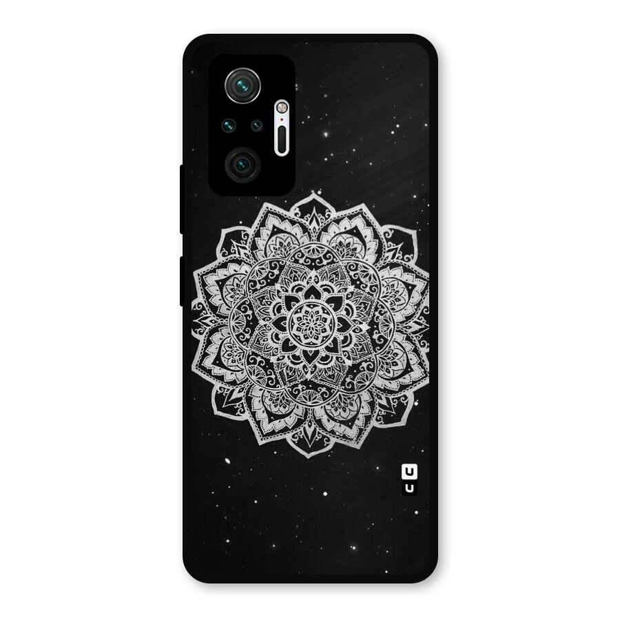 Beautiful Mandala Design Metal Back Case for Redmi Note 10 Pro Max