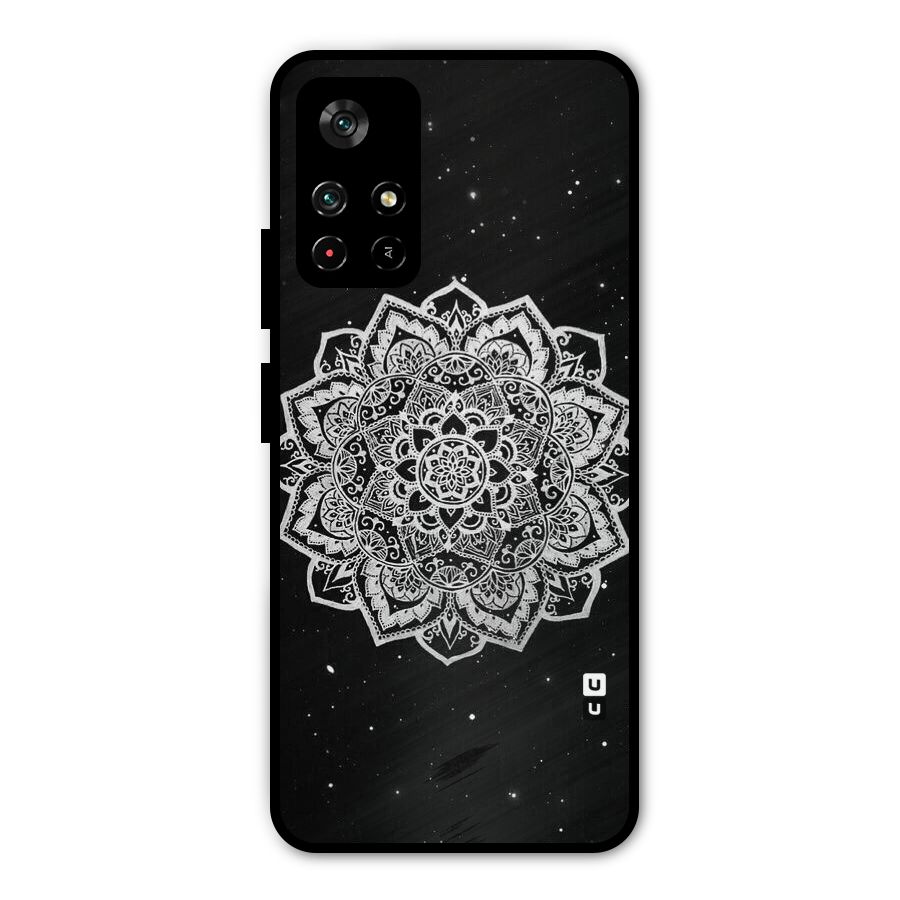 Beautiful Mandala Design Metal Back Case for Redmi Note 11T 5G