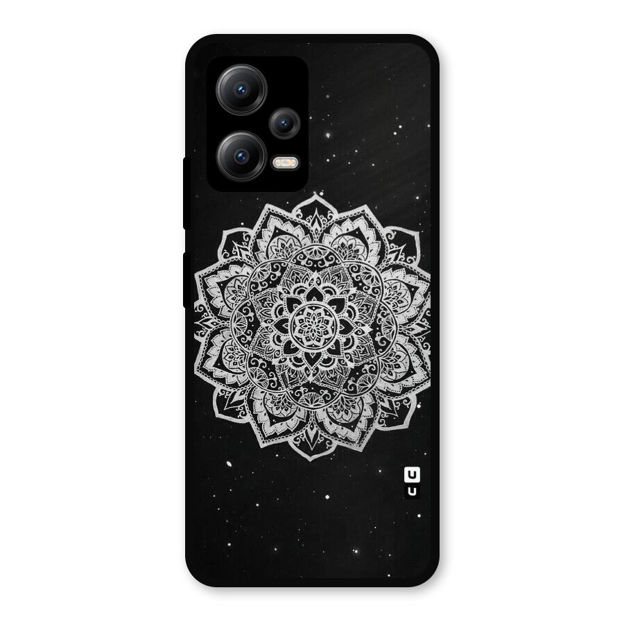 Beautiful Mandala Design Metal Back Case for Redmi Note 12 5G
