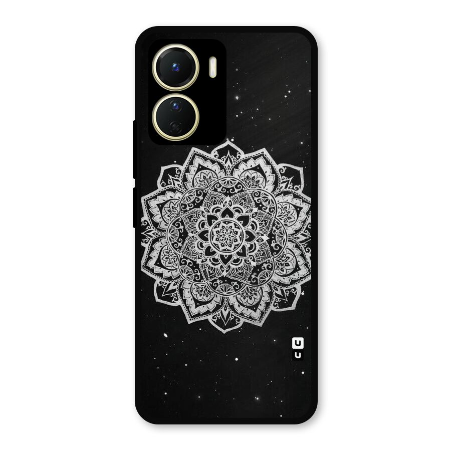 Beautiful Mandala Design Metal Back Case for Vivo T2x