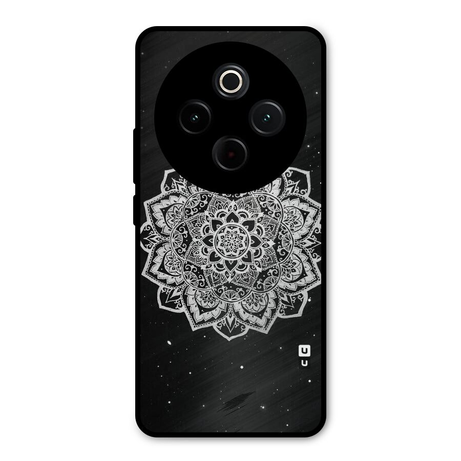 Beautiful Mandala Design Metal Back Case for Vivo T4