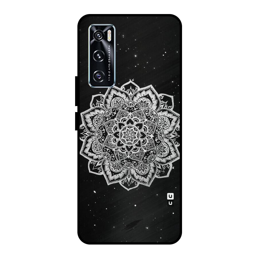 Beautiful Mandala Design Metal Back Case for Vivo V20 SE