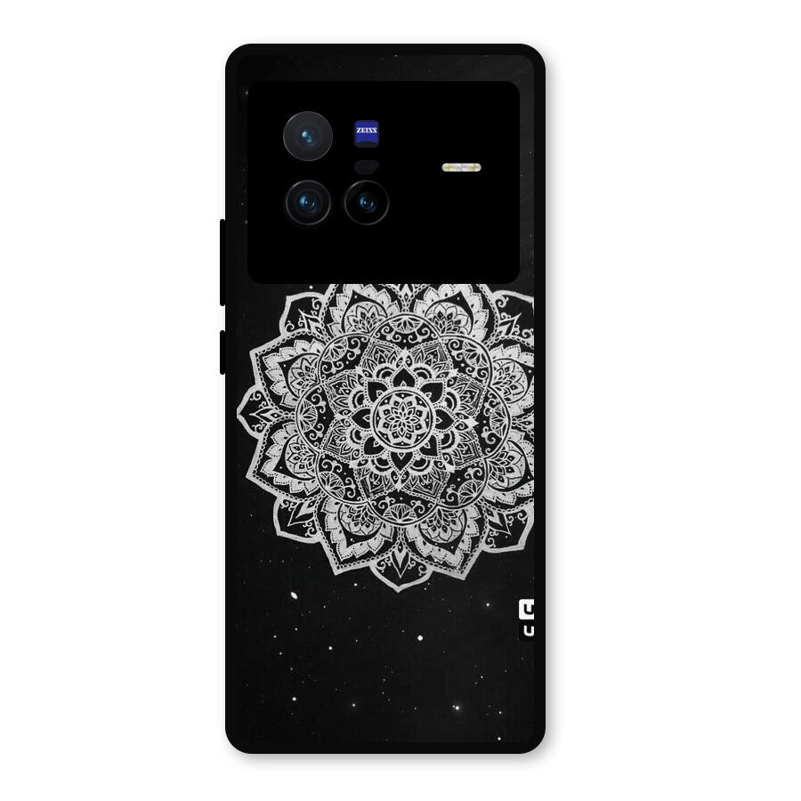 Beautiful Mandala Design Metal Back Case for Vivo X80