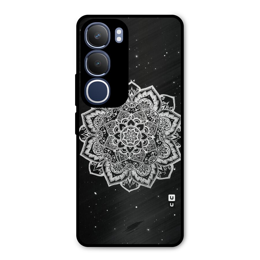 Beautiful Mandala Design Metal Back Case for Vivo Y29