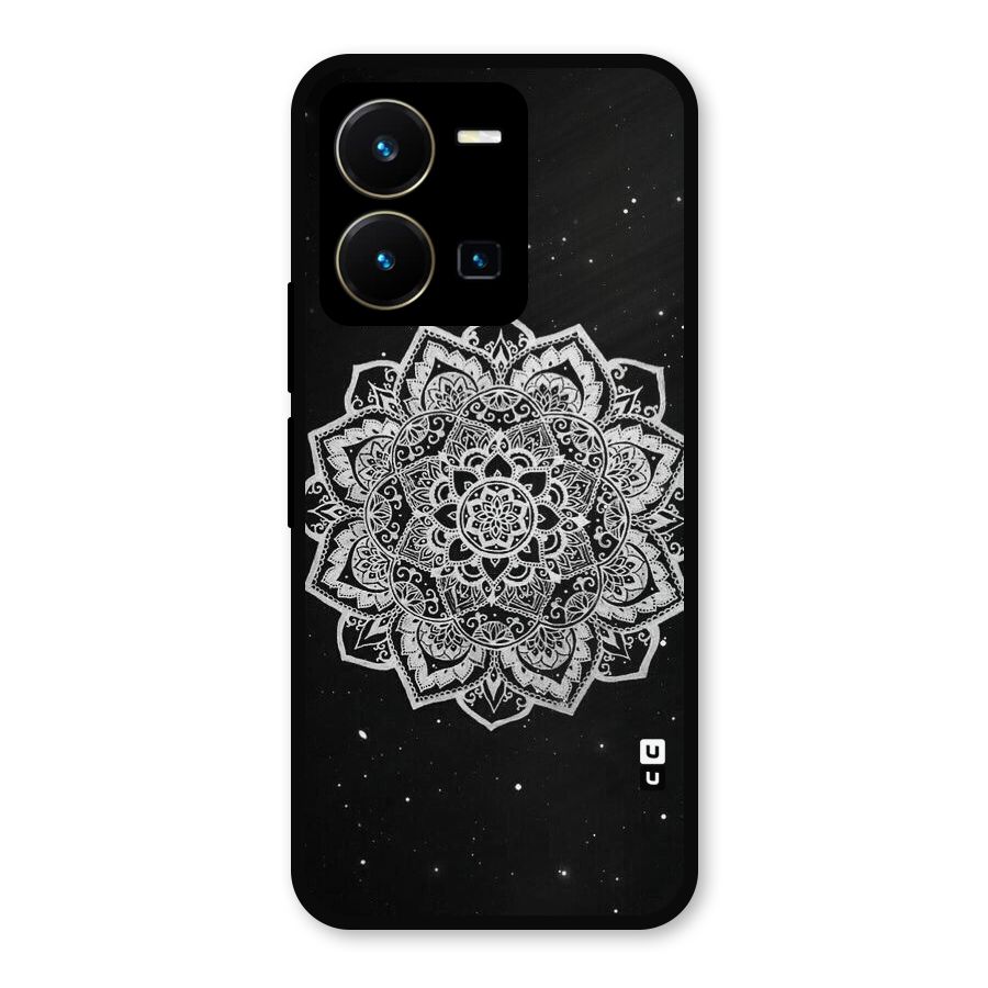 Beautiful Mandala Design Metal Back Case for Vivo Y35