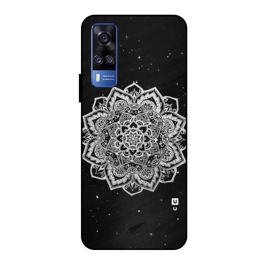 Beautiful Mandala Design Metal Back Case for Vivo Y51