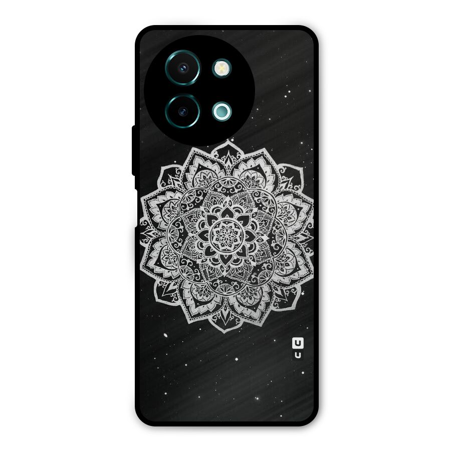 Beautiful Mandala Design Metal Back Case for Vivo Y58