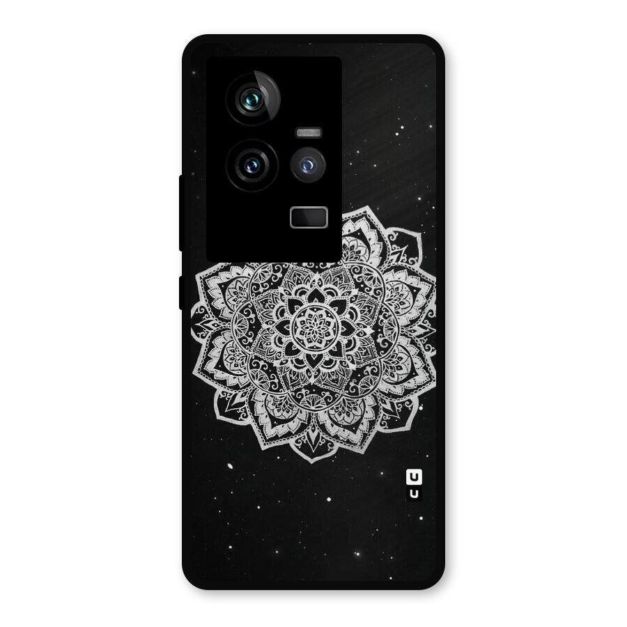 Beautiful Mandala Design Metal Back Case for iQOO 11 5G