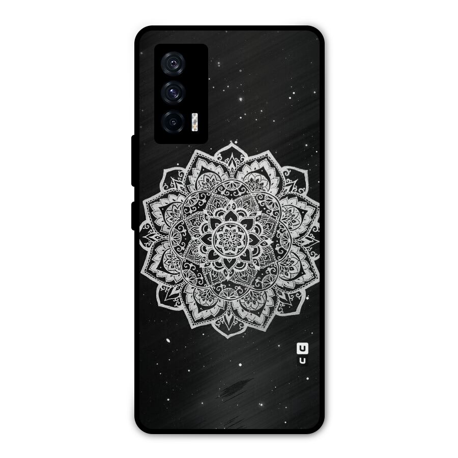 Beautiful Mandala Design Metal Back Case for iQOO 7 5G