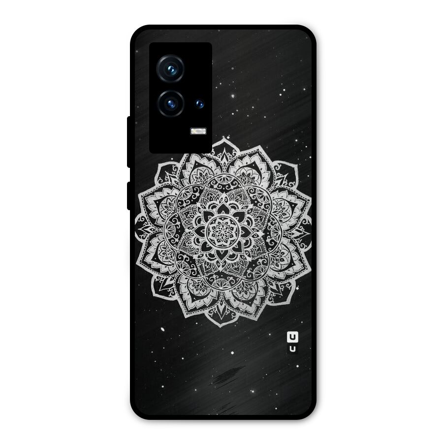 Beautiful Mandala Design Metal Back Case for iQOO 9 5G