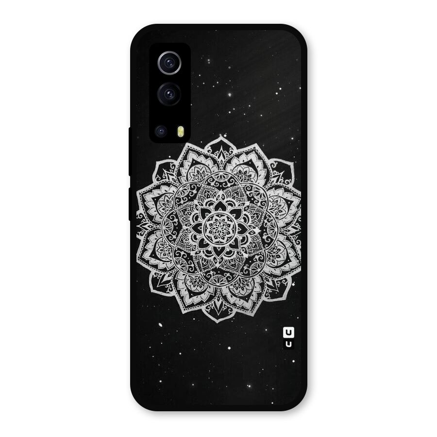 Beautiful Mandala Design Metal Back Case for iQOO Z3