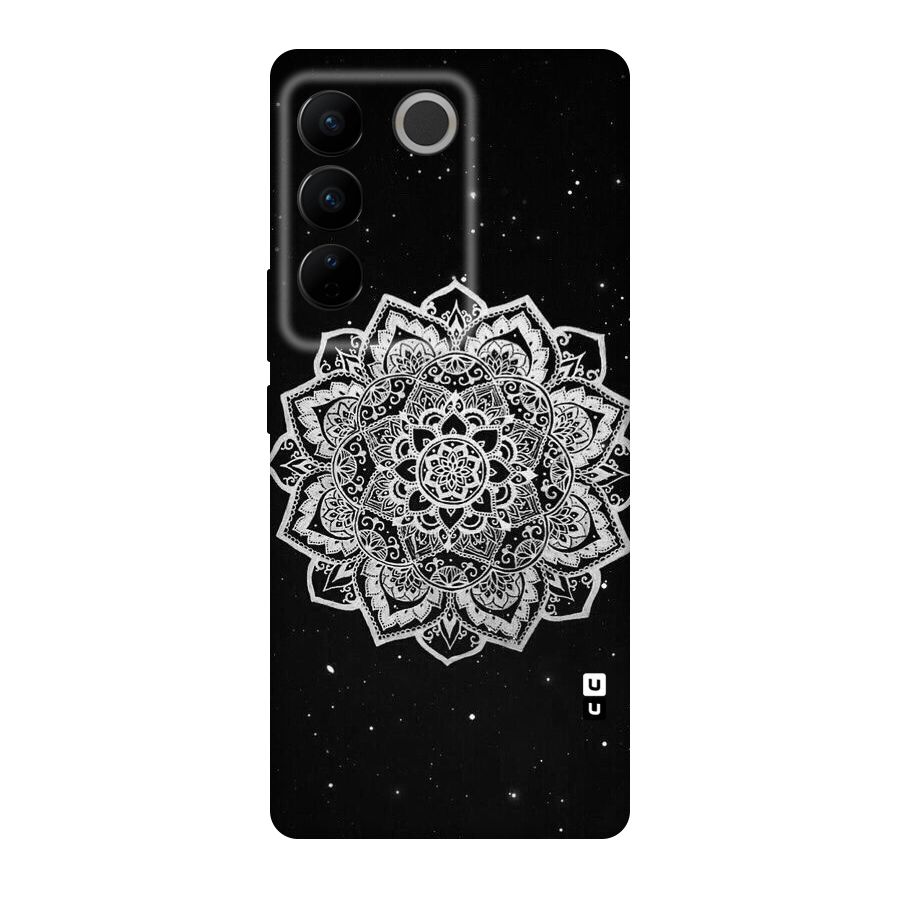 Beautiful Mandala Design Original Polycarbonate Back Case for Vivo V27