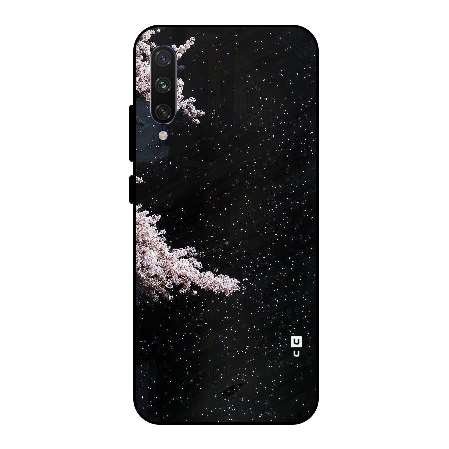 Beautiful Night Sky Flowers Metal Back Case for Mi A3