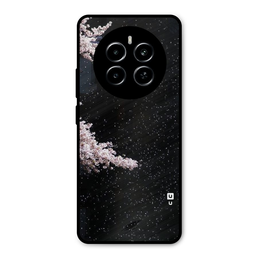 Beautiful Night Sky Flowers Metal Back Case for Realme P1