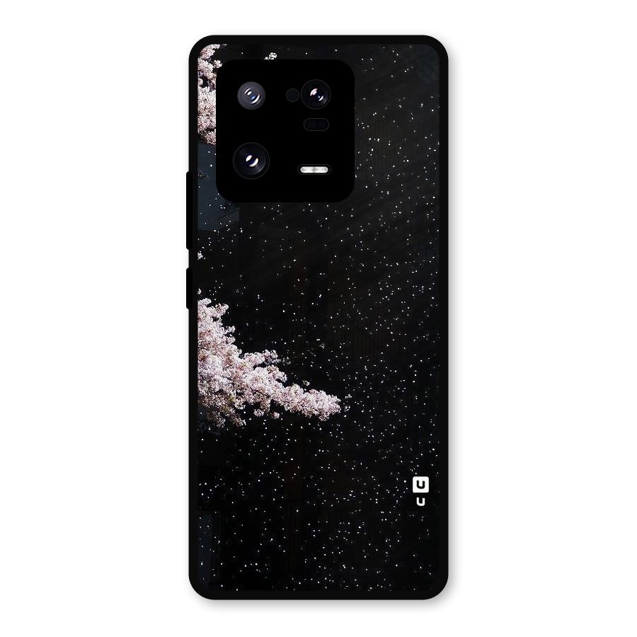 Beautiful Night Sky Flowers Metal Back Case for Xiaomi 13 Pro