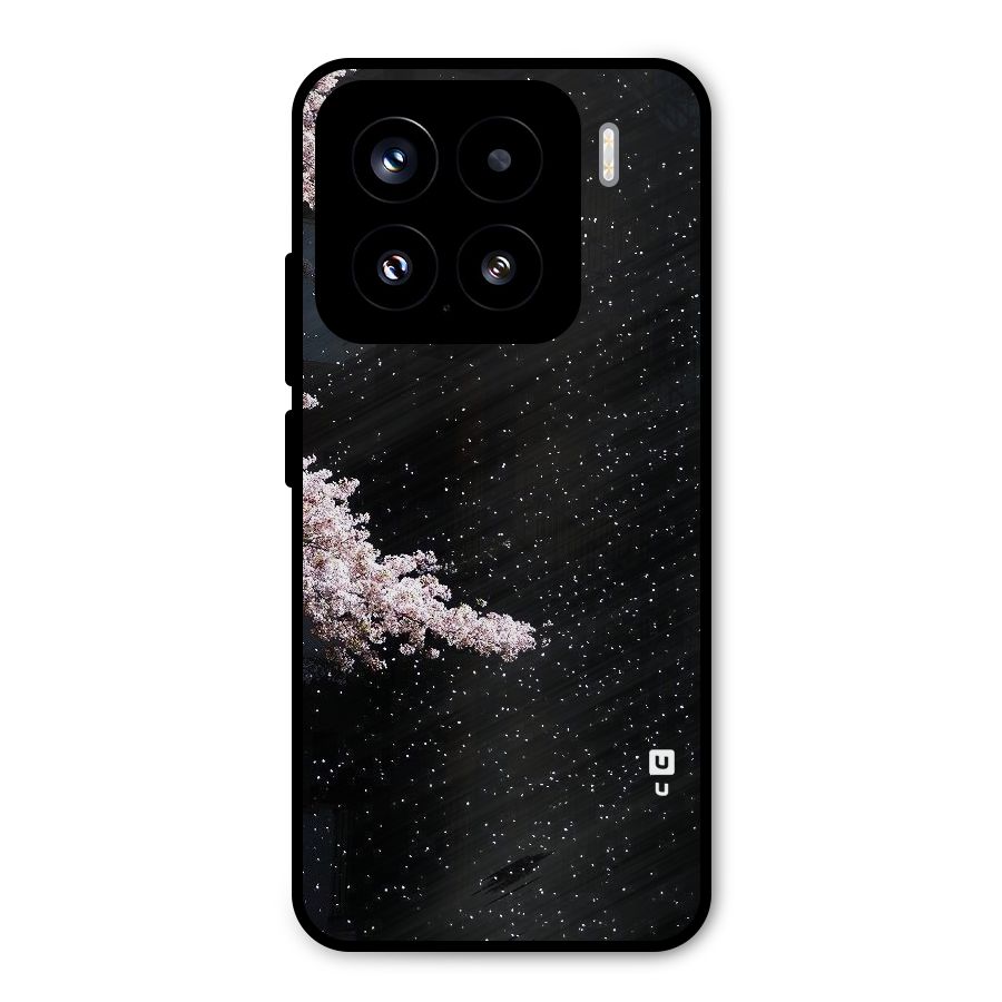Beautiful Night Sky Flowers Metal Back Case for Xiaomi 15