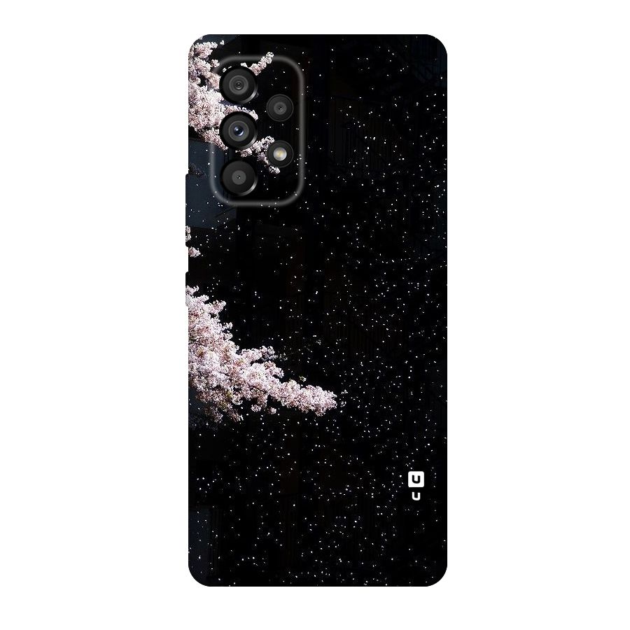 Beautiful Night Sky Flowers Original Polycarbonate Back Case for Galaxy A53 5G