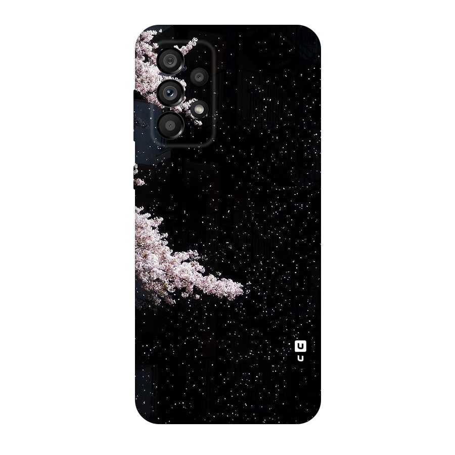 Beautiful Night Sky Flowers Original Polycarbonate Back Case for Galaxy A73 5G