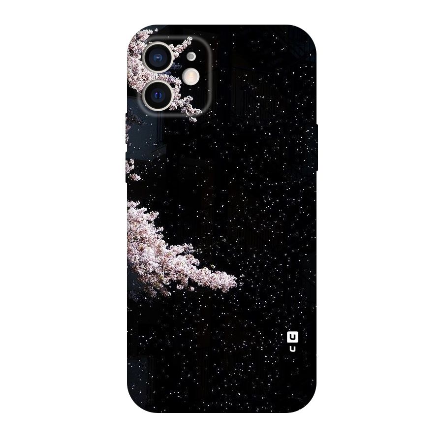 Beautiful Night Sky Flowers Original Polycarbonate Back Case for iPhone 12