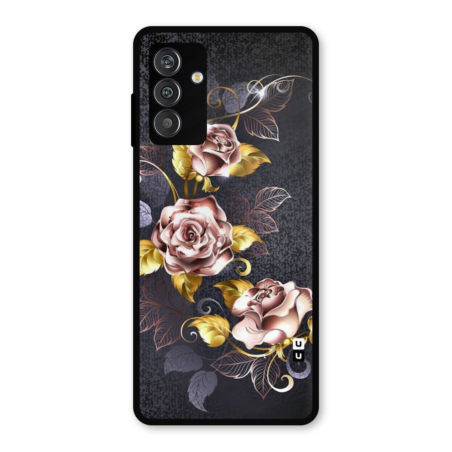 Beautiful Old Floral Design Metal Back Case for Galaxy F13