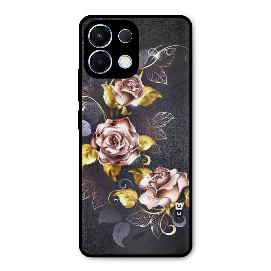 Beautiful Old Floral Design Metal Back Case for Oppo K13