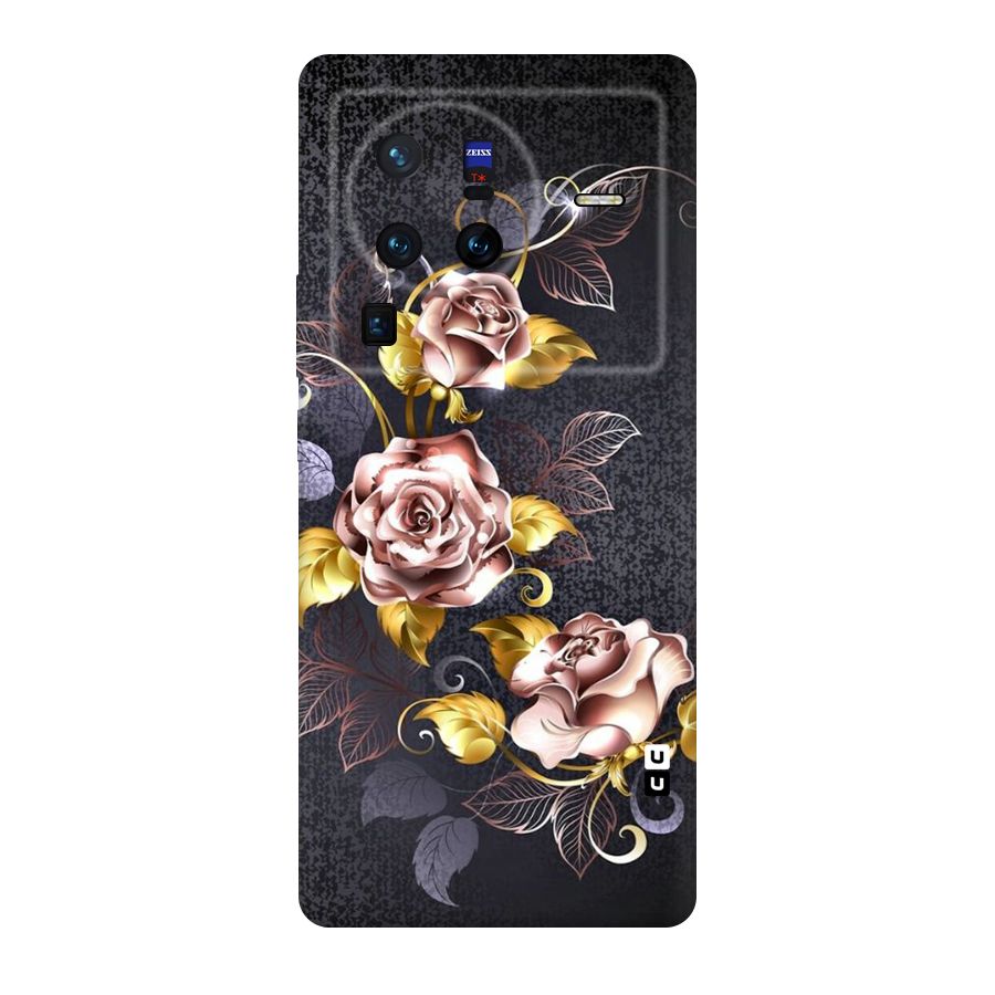 Beautiful Old Floral Design Original Polycarbonate Back Case for Vivo X80